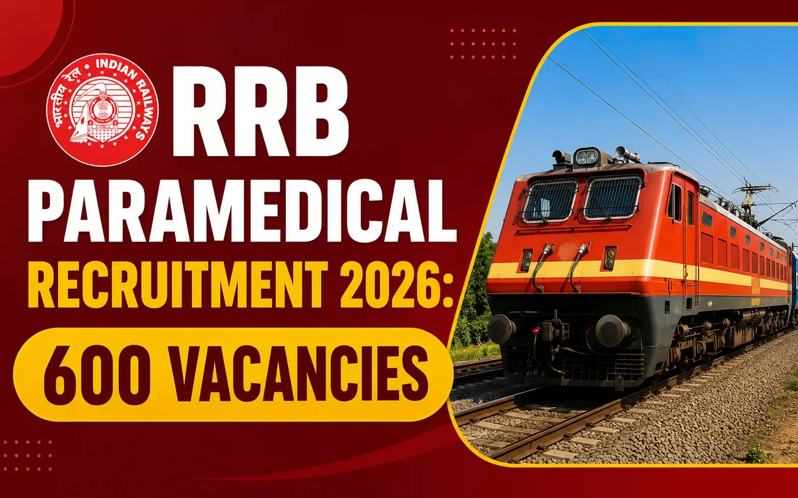 RRB Paramedical Recruitment 2026