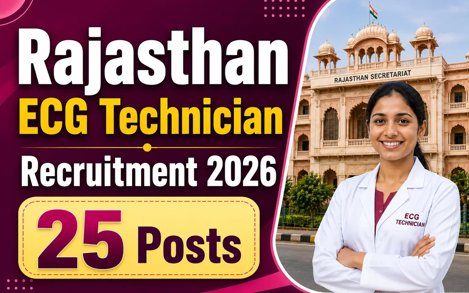 Rajasthan ECG Technician Recruitment 2026