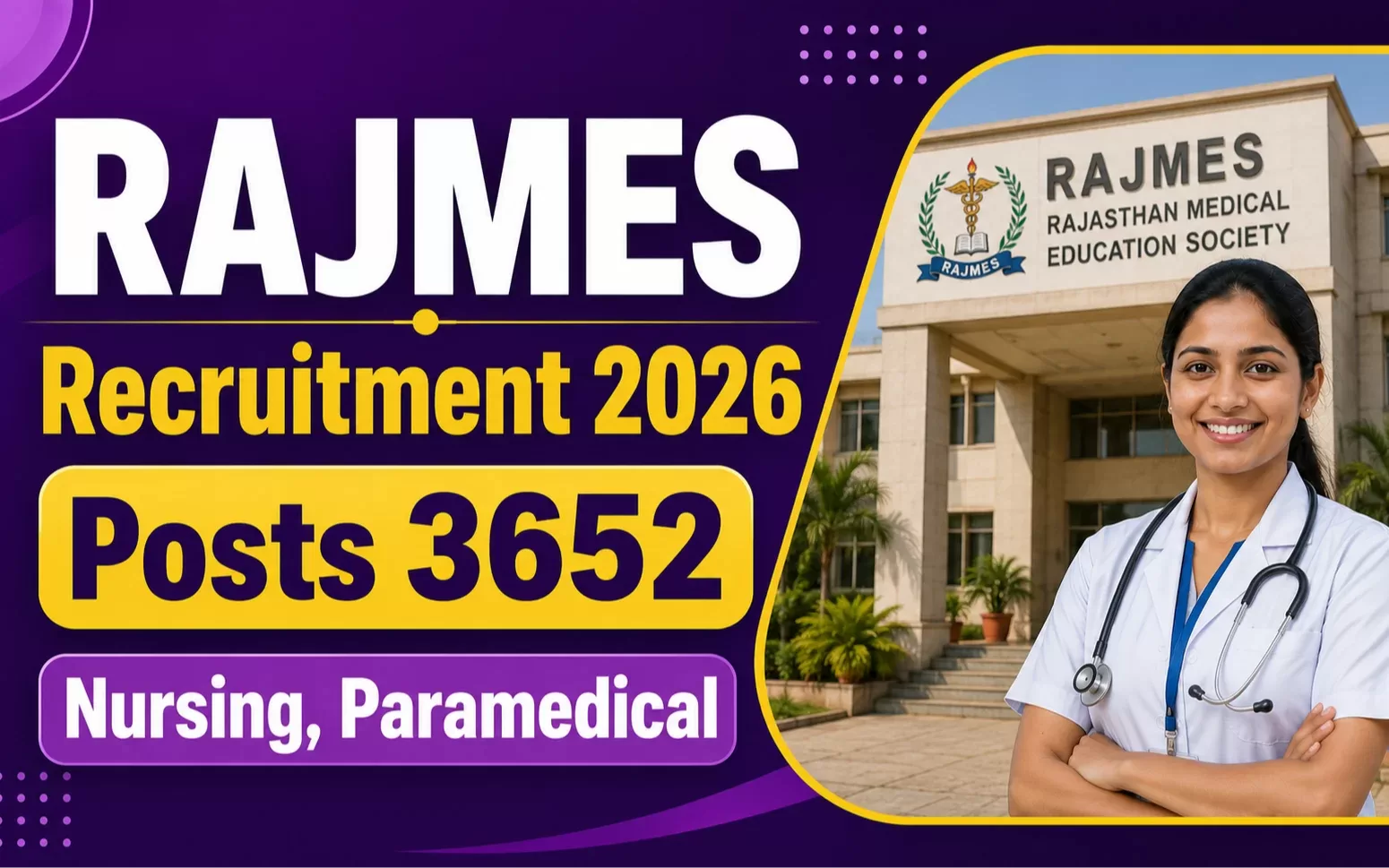RAJMES Recruitment