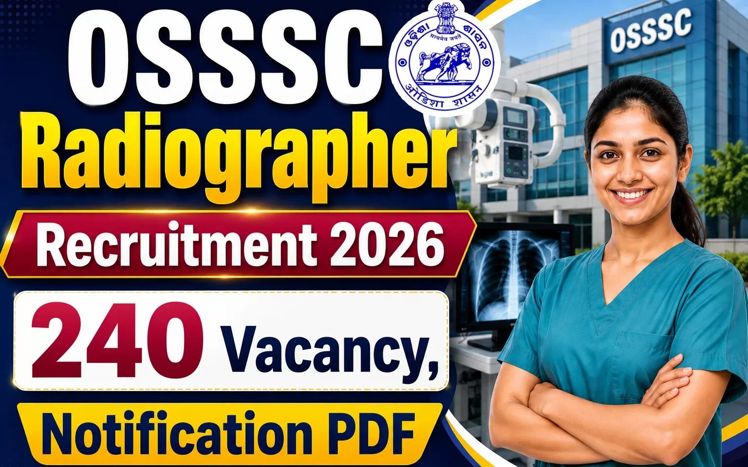 OSSSC Radiographer Recruitment 2026