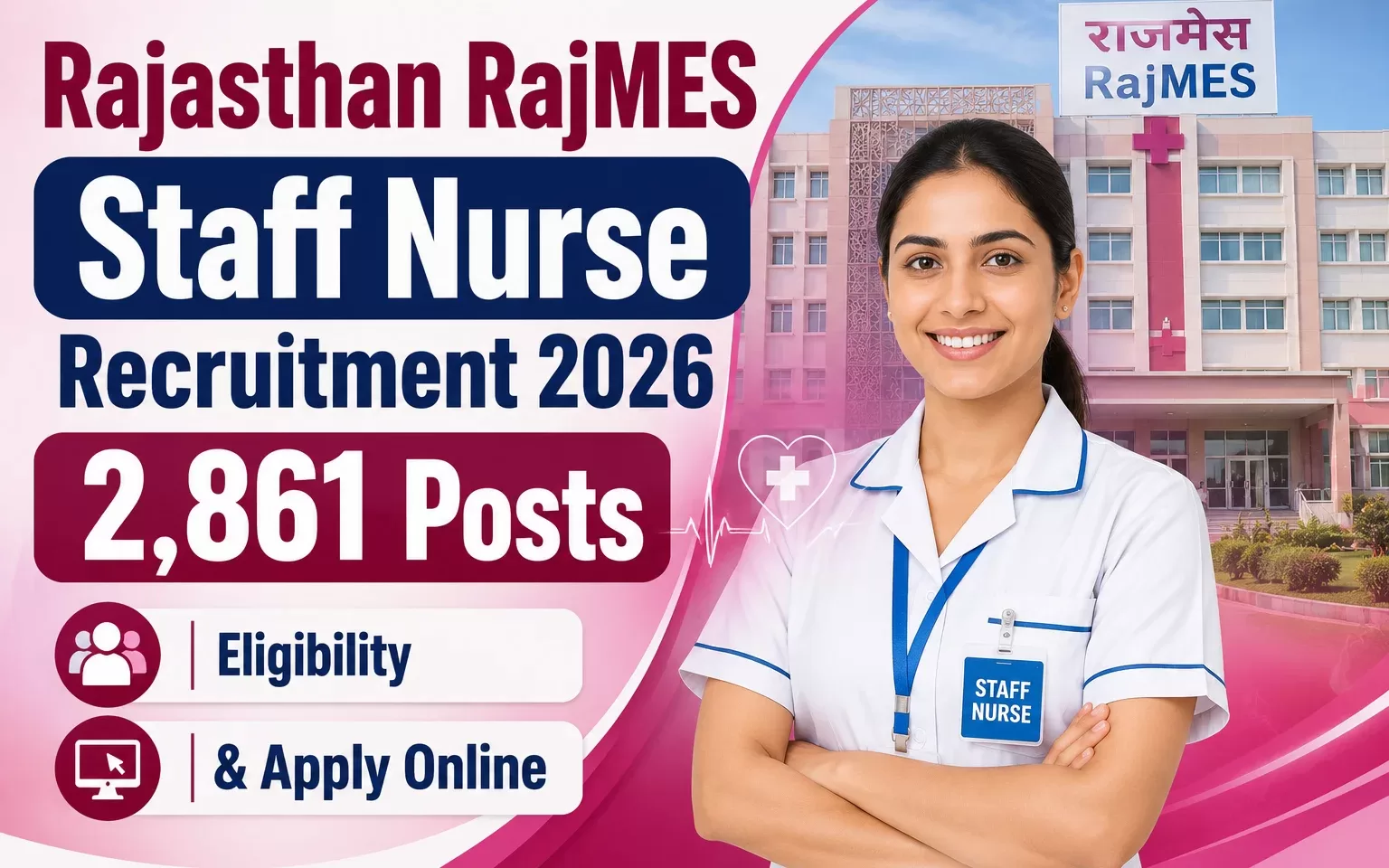 Rajasthan RajMES Staff Nurse Recruitment