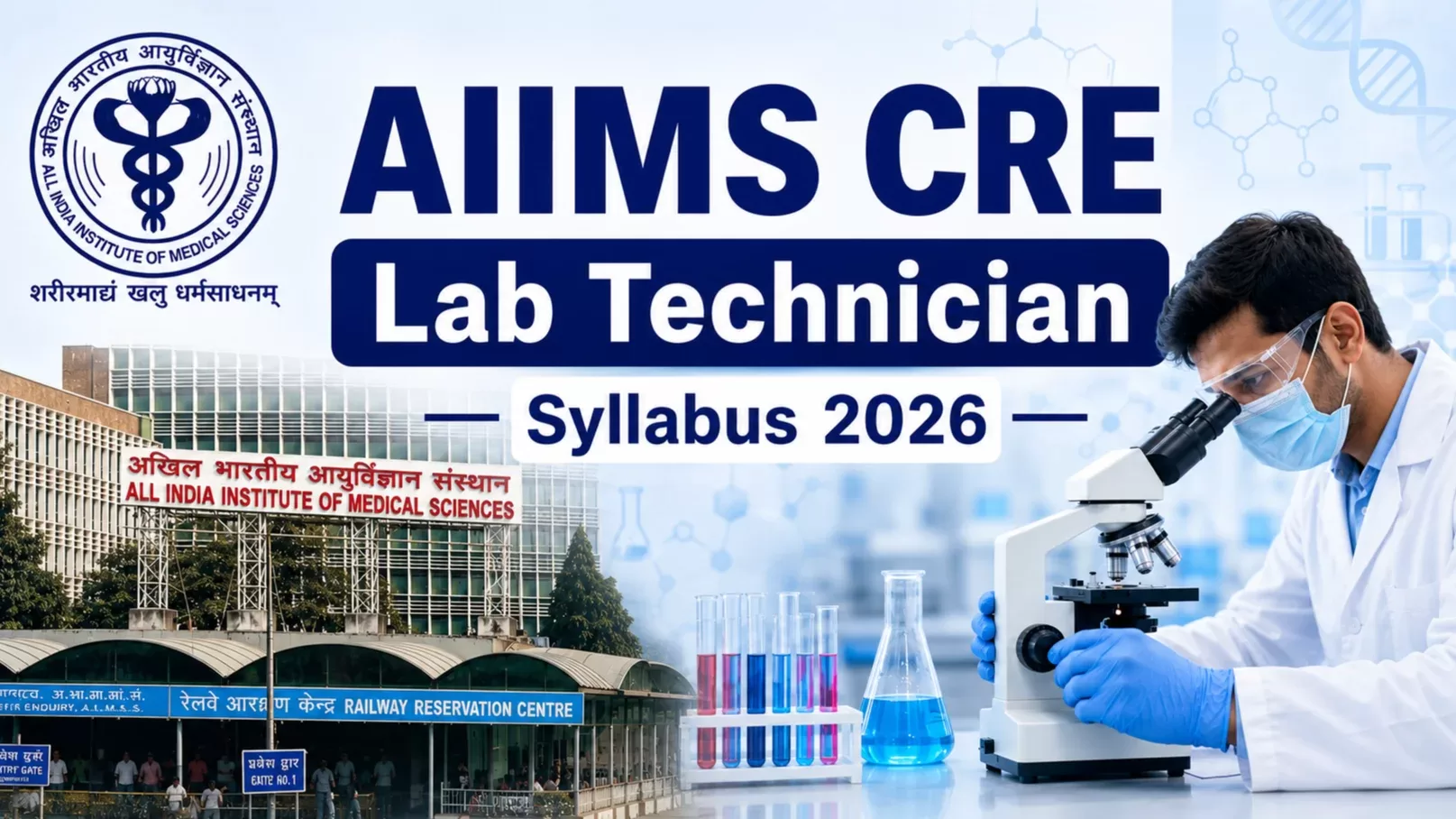 AIIMS CRE Lab Technician Syllabus